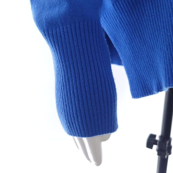 French Connection Solid Blue Pullover Sweater Womens Large - Picture 6 of 10